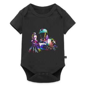 Surveyor - Baby Premium short-sleeve bodysuit - black - Front