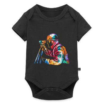 Surveyor - Baby Premium short-sleeve bodysuit - black - Front