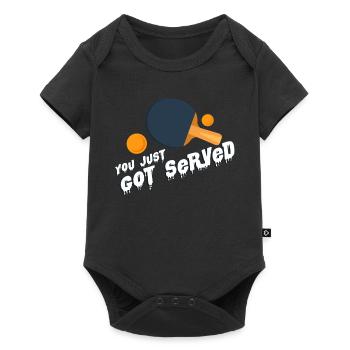 table tennis - Baby Premium short-sleeve bodysuit - black - Front