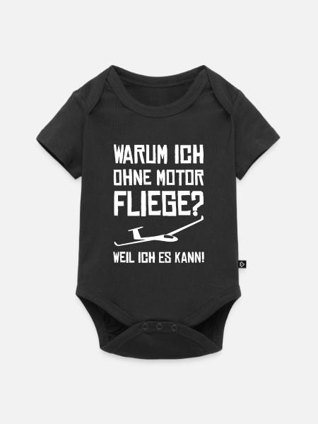 Segelfliegen Segelflieger - Baby Premium Kurzarmbody - Schwarz