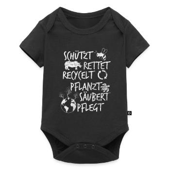 climate Protection - Baby Premium short-sleeve bodysuit - black - Front