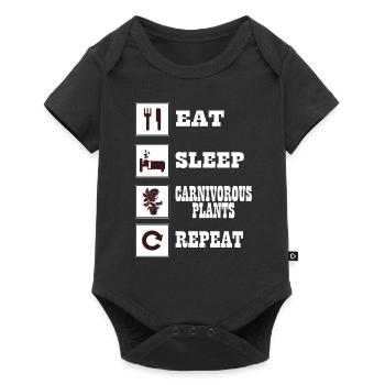 Carnivorous Plants Tshirt Venus - Baby Premium short-sleeve bodysuit - black - Front
