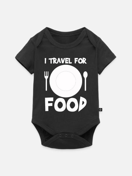 Reisen - Baby Premium Kurzarmbody - Schwarz