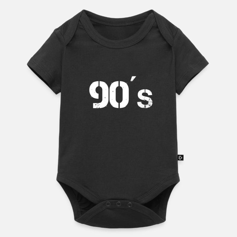 90's 90's Nineties Gift Idea - Baby Premium short-sleeve bodysuit - black