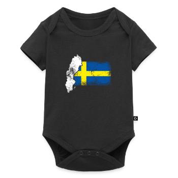 Sweden - Baby Premium short-sleeve bodysuit - black - Front