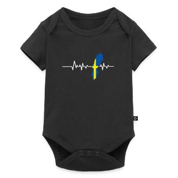 Suède - Body à manches courtes Premium Bébé - noir - Devant
