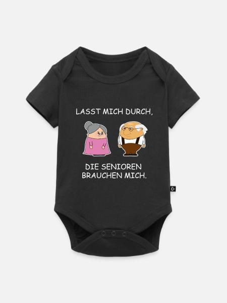 Altenpflege Pflegekraft Pfleger Lustig Witzig - Baby Premium Kurzarmbody - Schwarz