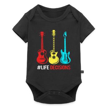 guitare - Body à manches courtes Premium Bébé - noir - Devant
