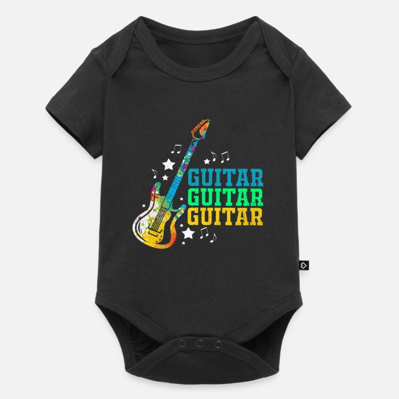guitare - Body à manches courtes Premium Bébé - noir