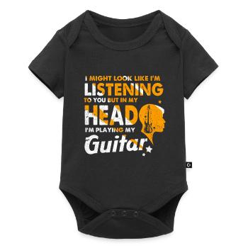 guitare - Body à manches courtes Premium Bébé - noir - Devant