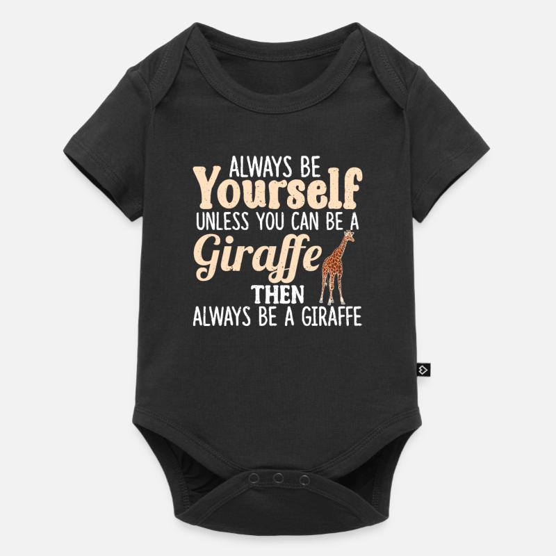 girafe - Body à manches courtes Premium Bébé - noir