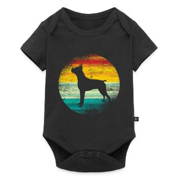 Boxer - Body à manches courtes Premium Bébé - noir - Devant