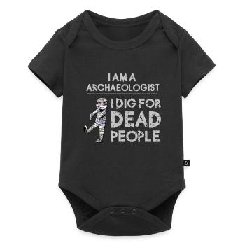 Archaeologist Hobby Sport Leisure Gift - Baby Premium short-sleeve bodysuit - black - Front