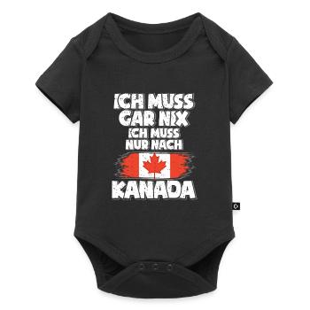 Canada - Body à manches courtes Premium Bébé - noir - Devant