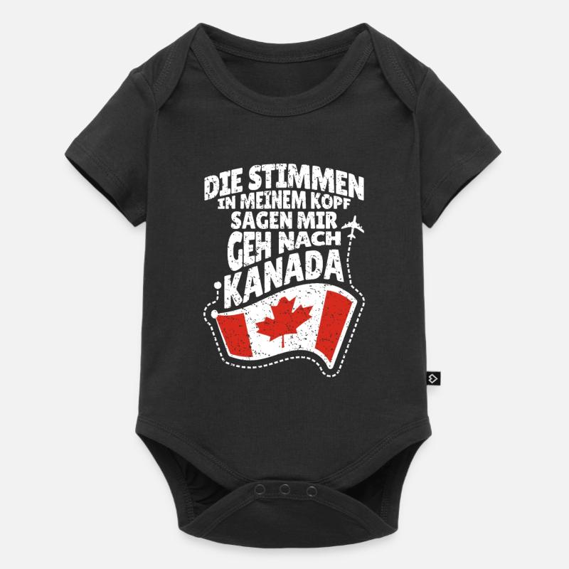 Canada - Body à manches courtes Premium Bébé - noir