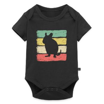 Degu - Baby Premium short-sleeve bodysuit - black - Front