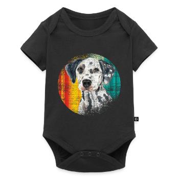 Dalmatian animal lover - Baby Premium short-sleeve bodysuit - black - Front