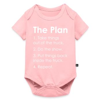STAGEHAND CREW PLAN lighting technician gift - Baby Premium short-sleeve bodysuit - rose - Front