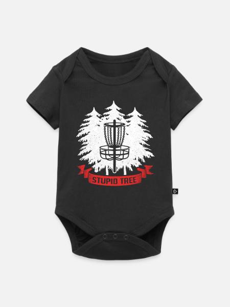 Frisbee - Baby Premium Kurzarmbody - Schwarz