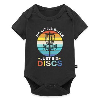 Frisbee Golf Disc disque de lancer de golf Ultimate Frolf - Body à manches courtes Premium Bébé - noir - Devant