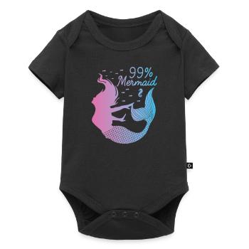 Mermaid - Baby Premium short-sleeve bodysuit - black - Front