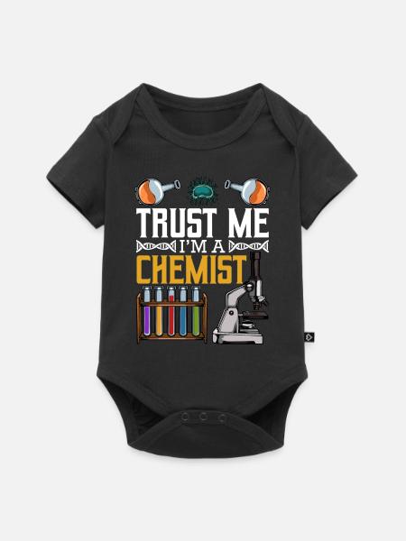 Chemiker - Baby Premium Kurzarmbody - Schwarz