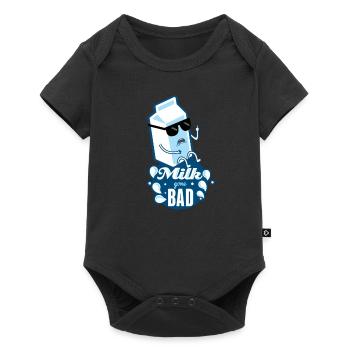 Milk is Bad Milk Gone Bad Funny Shirt - Baby Premium short-sleeve bodysuit - black - Front