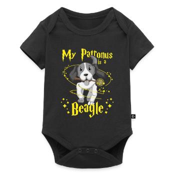 Beagle - Body à manches courtes Premium Bébé - noir - Devant