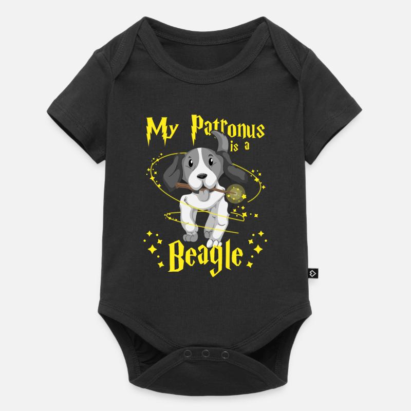 Beagle - Body à manches courtes Premium Bébé - noir