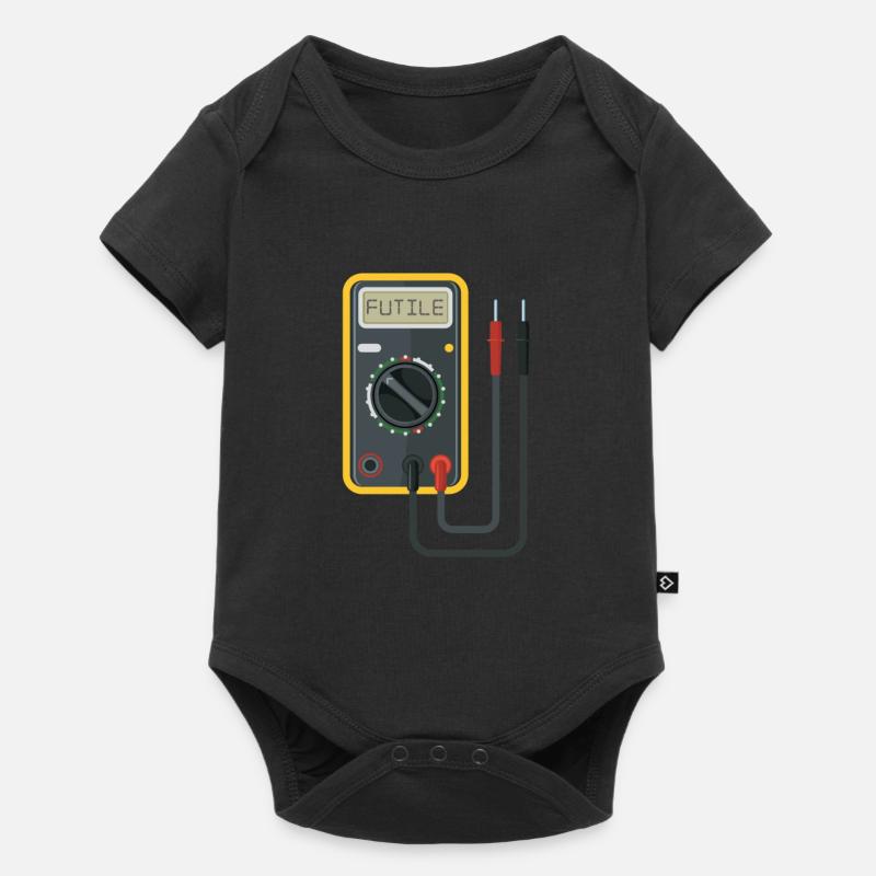 Câblage électrique - Body à manches courtes Premium Bébé - noir