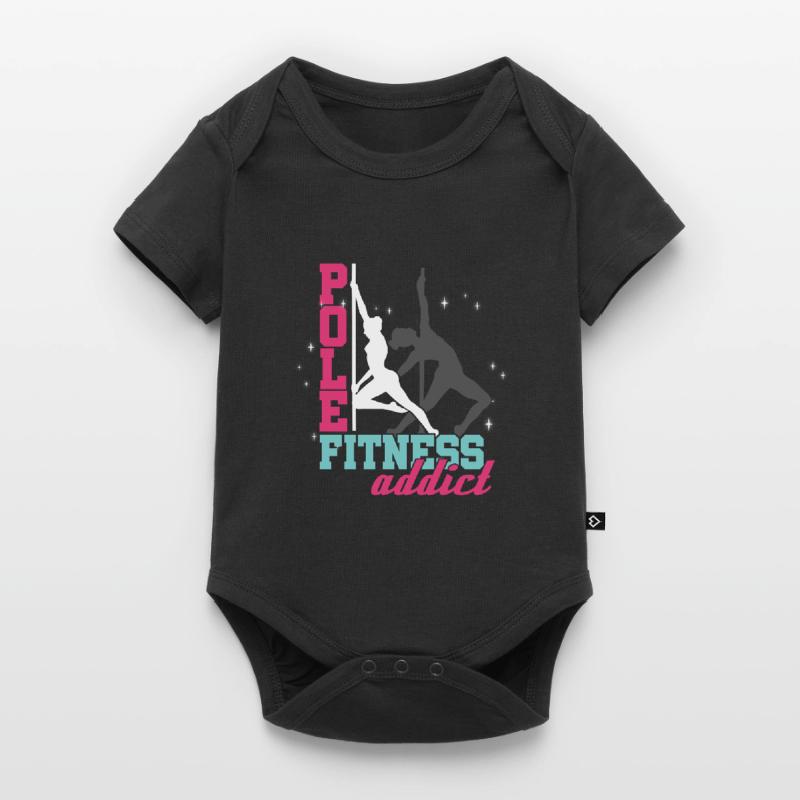 Pole Dancers Classes Dancing Exercise Gift Pole Baby Premium Kurzarmbody