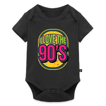 90 I love the 90's 90 Party cadeau - Body à manches courtes Premium Bébé - noir - Devant