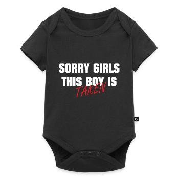 Friend Relationship Give Valentine's Day Gift - Baby Premium short-sleeve bodysuit - black - Front