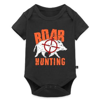 Wild boar - Baby Premium short-sleeve bodysuit - black - Front