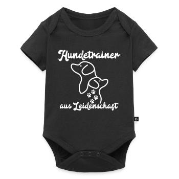 Hundetrainer aus Leidenschaft - Baby Premium Kurzarmbody - Schwarz - Vorne