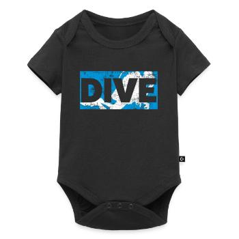 Diver - Baby Premium short-sleeve bodysuit - black - Front