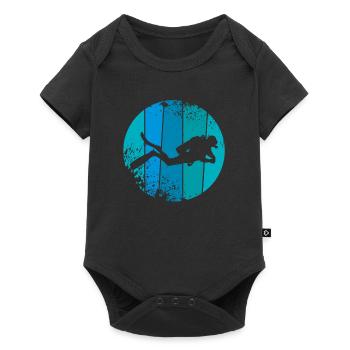 Diver - Baby Premium short-sleeve bodysuit - black - Front