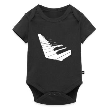 piano - Body à manches courtes Premium Bébé - noir - Devant