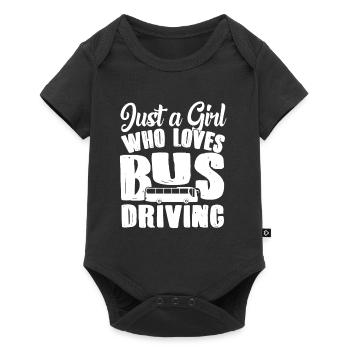 Chauffeur de bus chauffeur de bus - Body à manches courtes Premium Bébé - noir - Devant