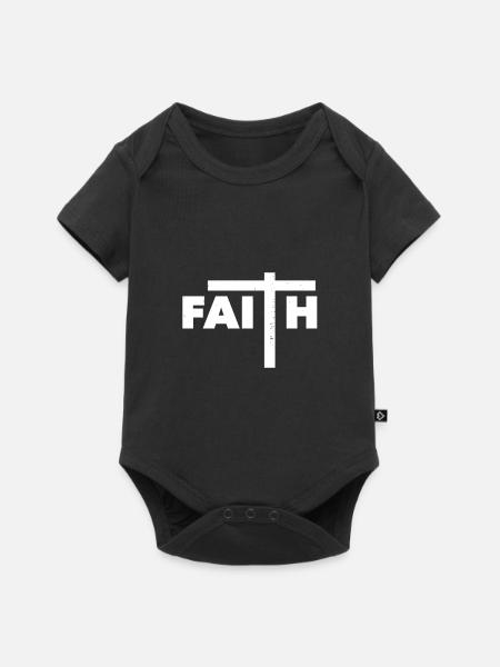 Christentum Geschenk - Baby Premium Kurzarmbody - Schwarz
