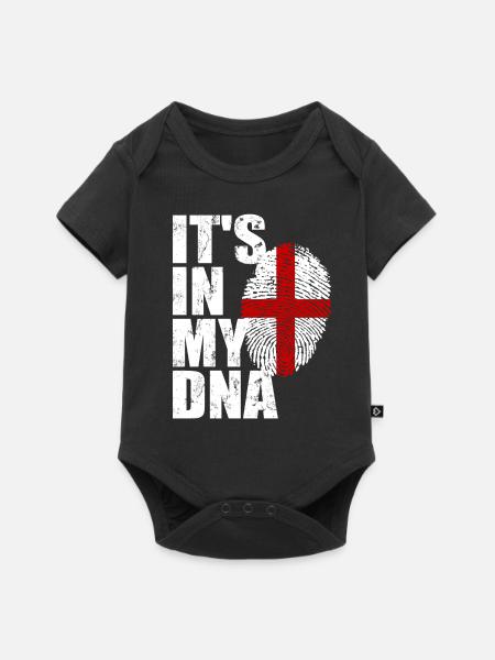 England Engländer Englisch Flagge - Baby Premium Kurzarmbody - Schwarz