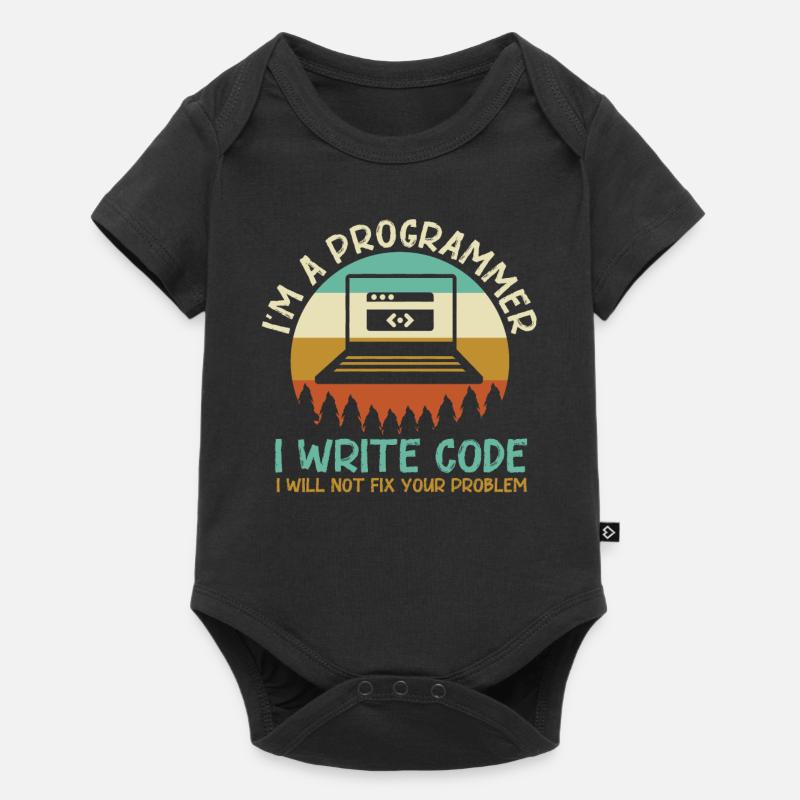 Programmer Code Coding - Baby Premium short-sleeve bodysuit - black