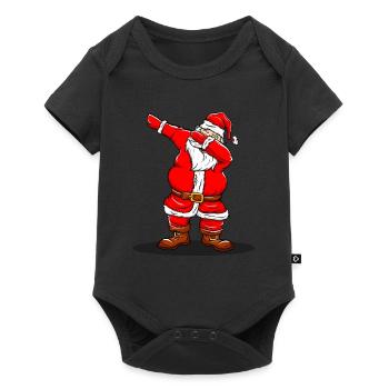 Tamponner le cadeau du père noël t-shirt drôle - Body à manches courtes Premium Bébé - noir - Devant