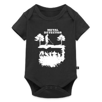Détecteur de métaux Heavy Metal Metalcore Gift - Body à manches courtes Premium Bébé - noir - Devant