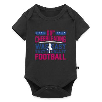 cheerleader - Baby Premium short-sleeve bodysuit - black - Front