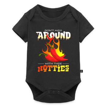 chilli - Baby Premium short-sleeve bodysuit - black - Front