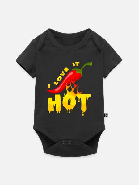 Pepperoni - Baby Premium Kurzarmbody - Schwarz