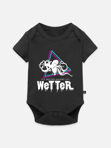 Kraken - Baby Premium Kurzarmbody - Schwarz