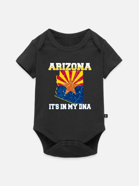 Arizona USA - Baby Premium Kurzarmbody - Schwarz