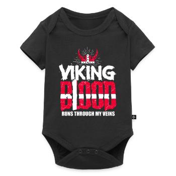 Dane Dänin Denmark Vikings - Body à manches courtes Premium Bébé - noir - Devant
